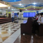 Jane ministering at the Living Epistler School in Quezon City