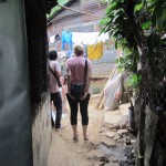 A visit to the local Shanty town to recruit for City Gates next student intake